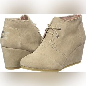 TOMS Womens Desert Casual Heel Ankle Booties Boots Sz 8.5